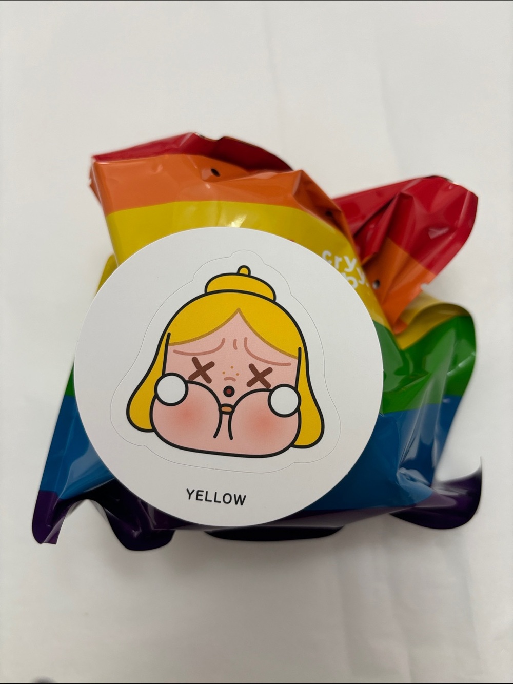 Crybaby Cheer Up Baby Plush Pendant - Yellow